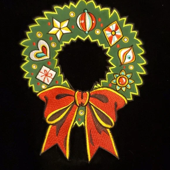 Bob Mackie Christmas Holiday Top - Picture 3 of 10